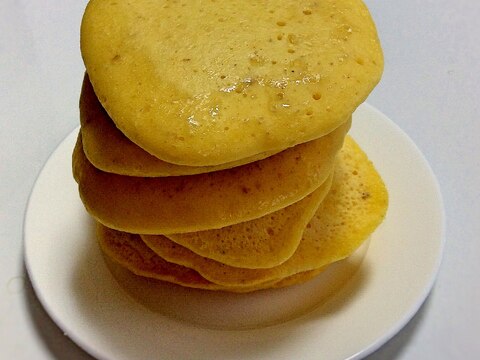 簡単♪小麦粉でホットケーキ